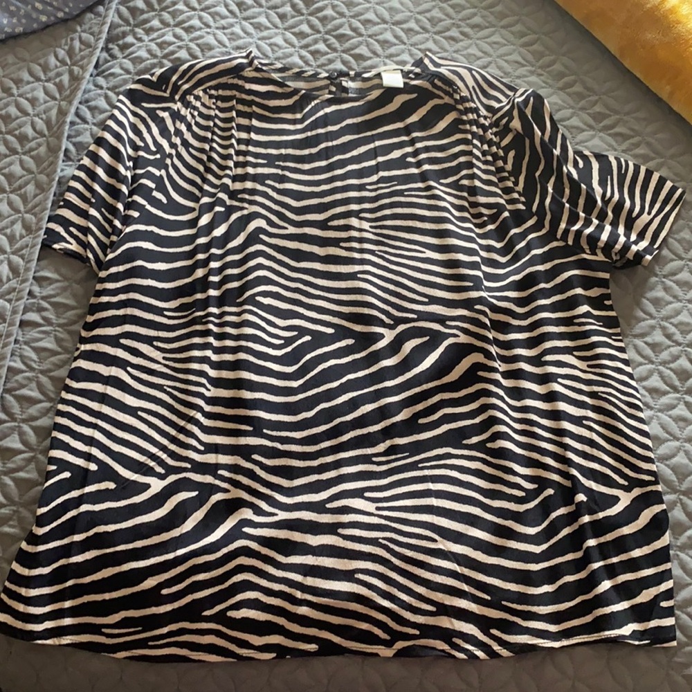 Zebra patterned shirt